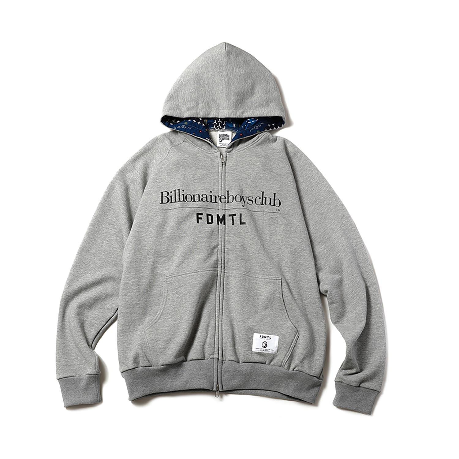 billionaire boys club grey hoodie