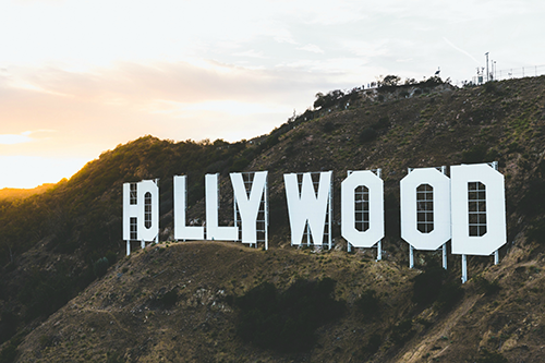 Hollywood sign in LA California