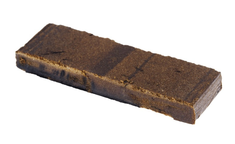 Block of cannabis hash