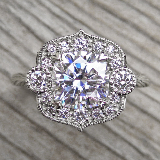 Moissanite Rings by Kristin Coffin Jewelry Page 3