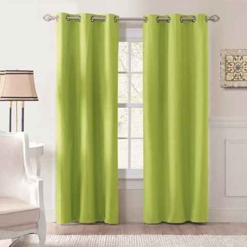 Lime Green Grommet Blackout Curtains  Curtain Menzilperde.Net