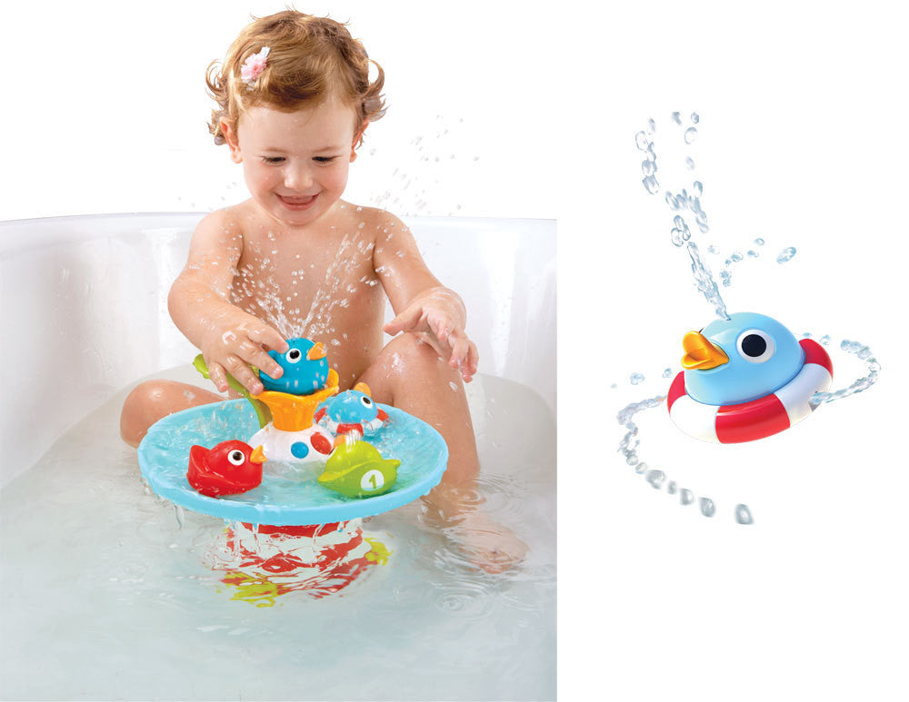 duck race bath toy