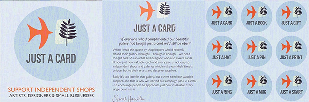 Just a Card Campaign Images by Sarah Hamilton