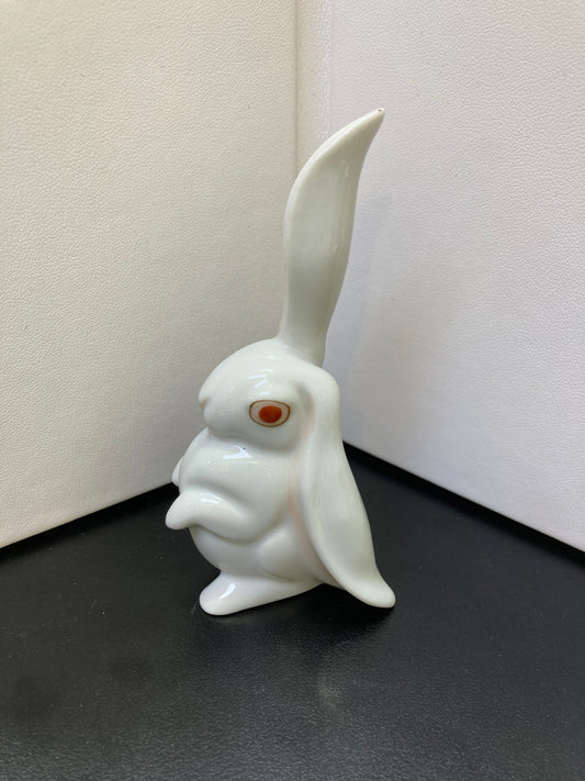 Herend from Hungary porcelain figurine white rabbit. – Vienna