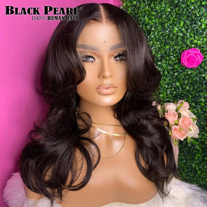 Lace Front Human Hair Wigs For Black Women Brazilian Body Wave - Embellish Me Please!
