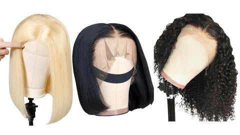 human hair bob wigs