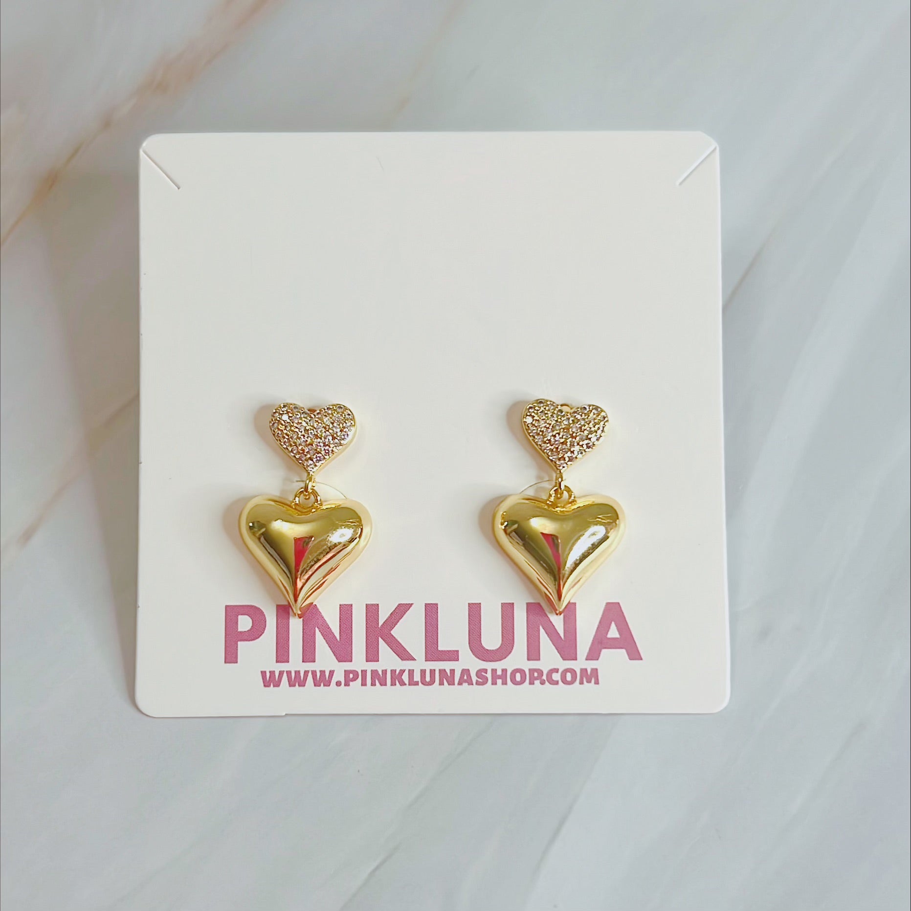 Double Heart Earring