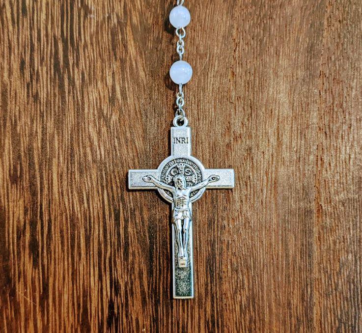 Rosary - Selenite