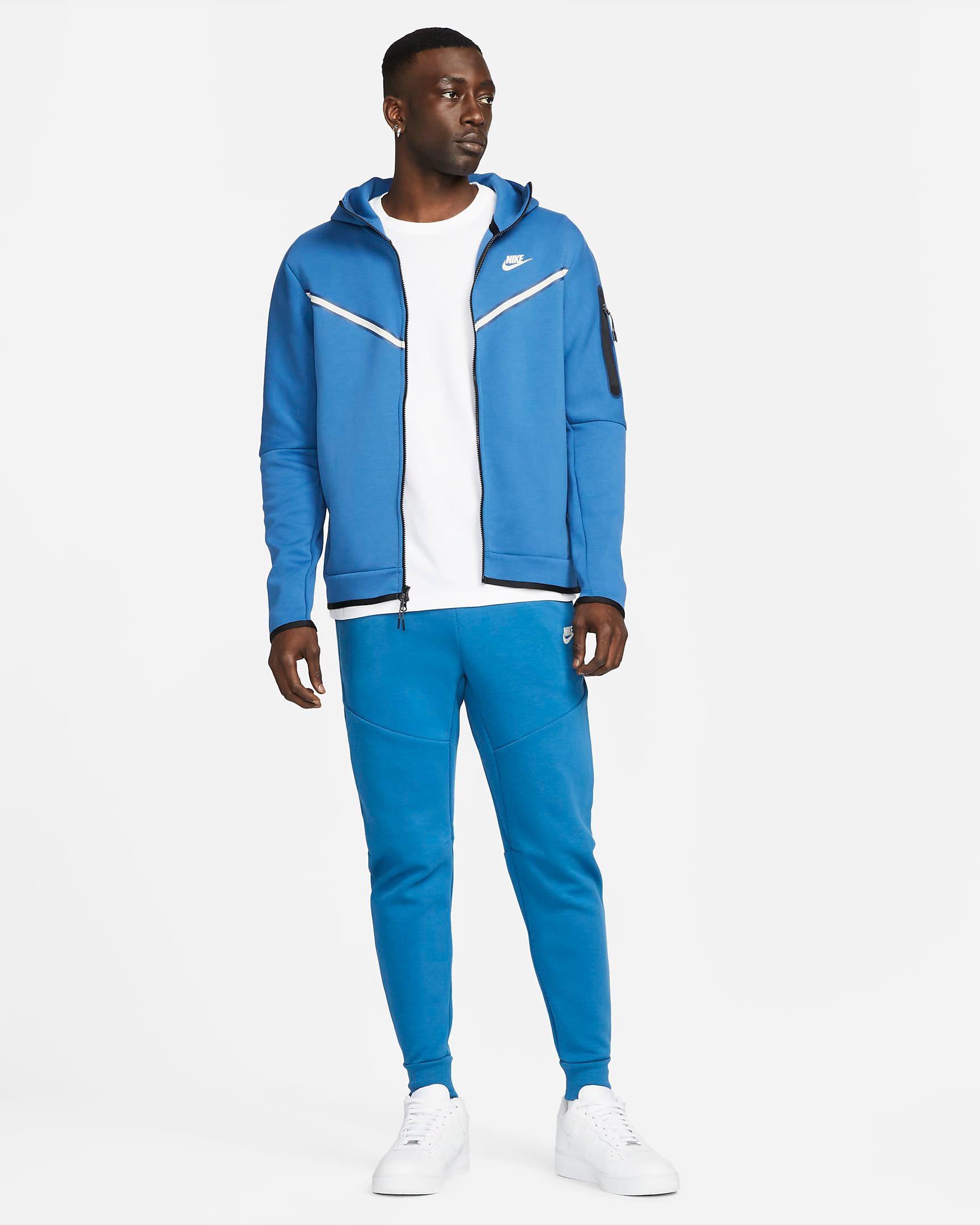 Nike Tech Fleece Set Signal Blue – Laced.