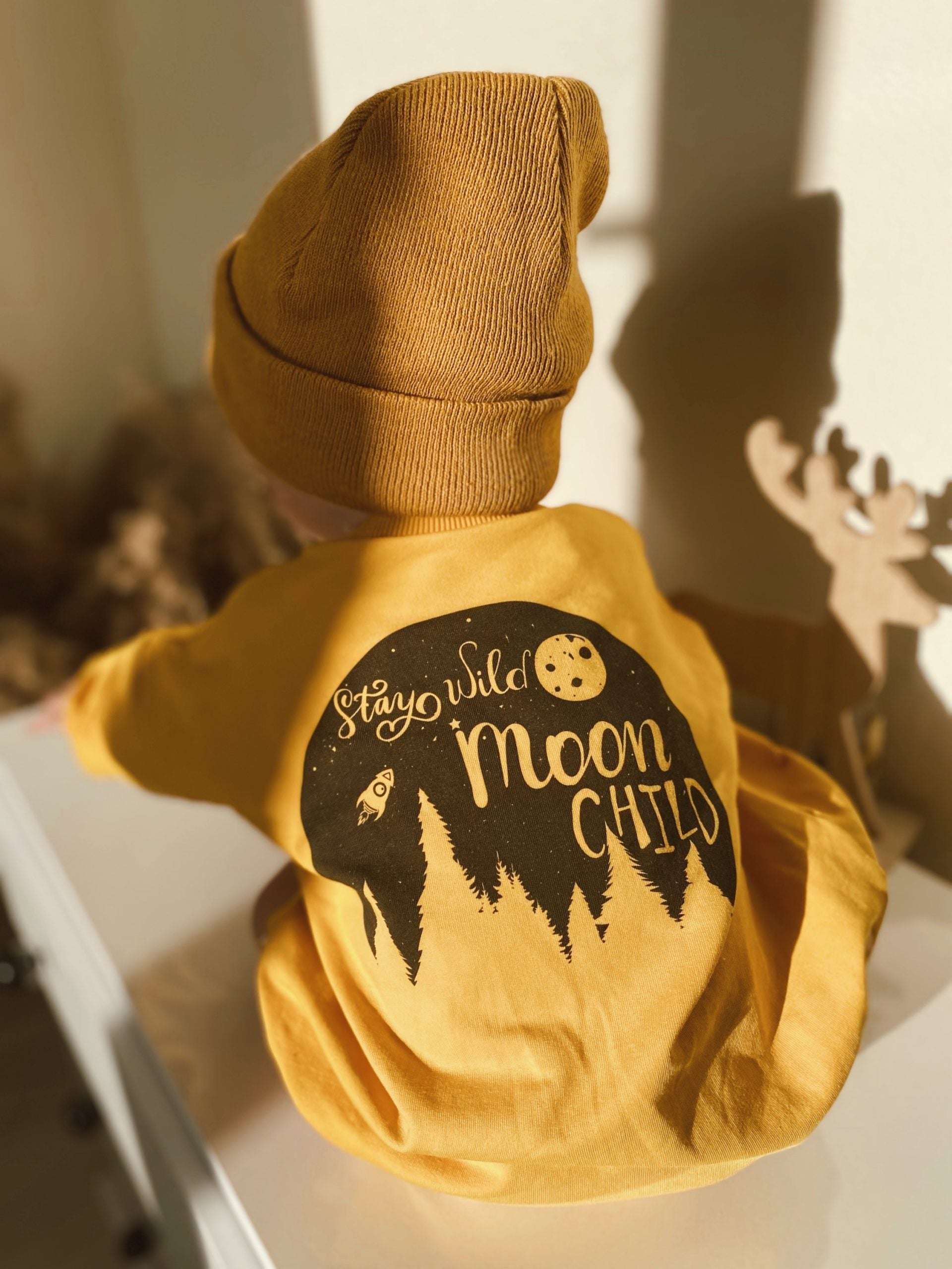 Yellow Moon Child Romper