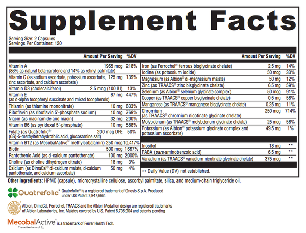 Active MultiNutrients Powder - Inspired Health Apothecary - Multivitamin, Kids Multivitamin