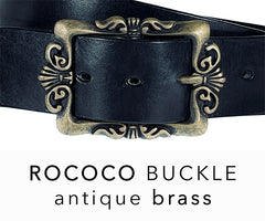 Rococo Buckle - Antique Brass