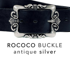 Rococo Buckle - Antique Silver