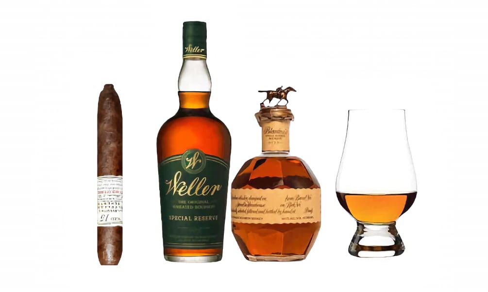 bourbon and cigars gift for men