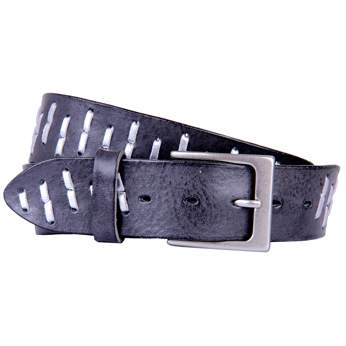 Segmento Curved Handmade Leather Belt