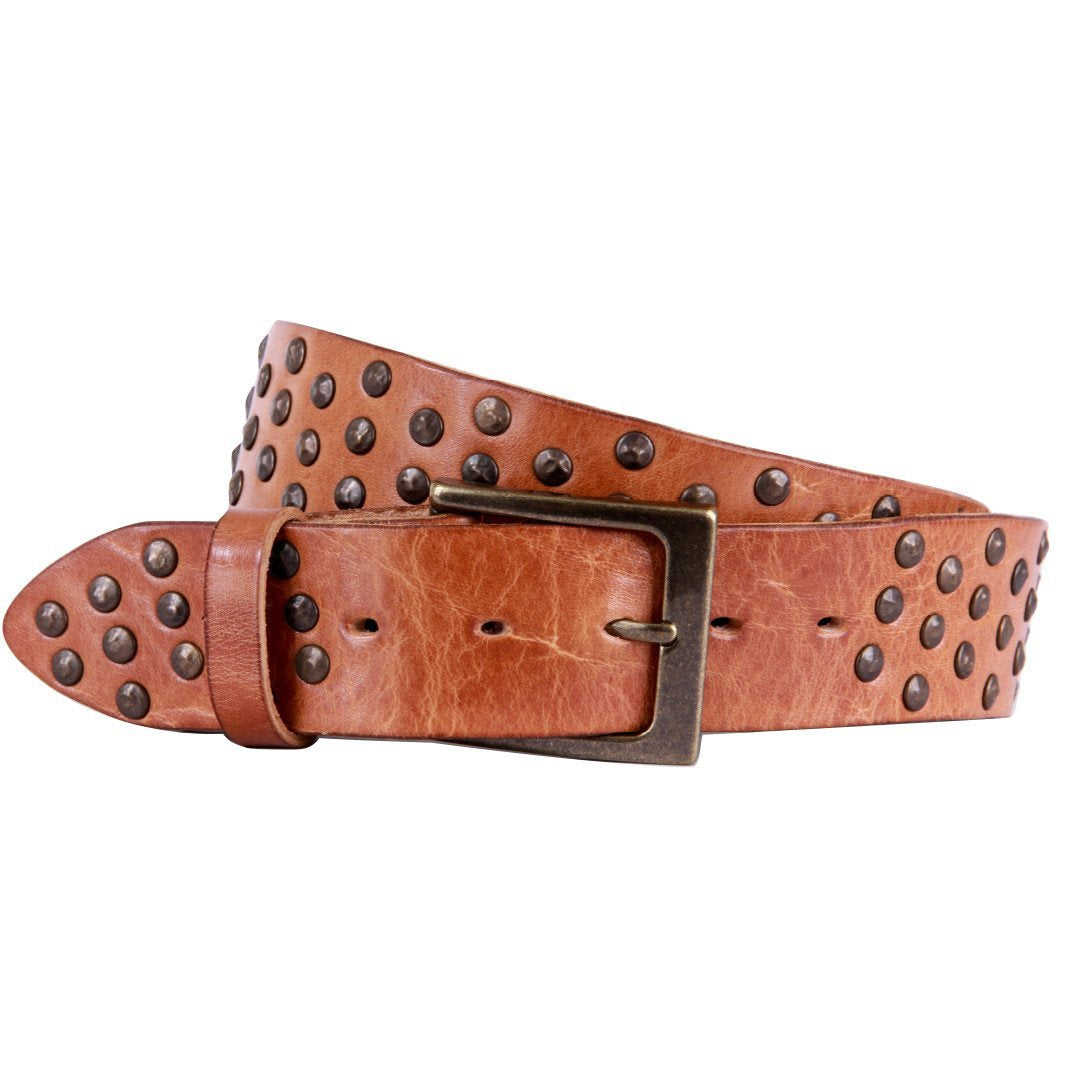 Coperto Curved Handmade Leather Belt