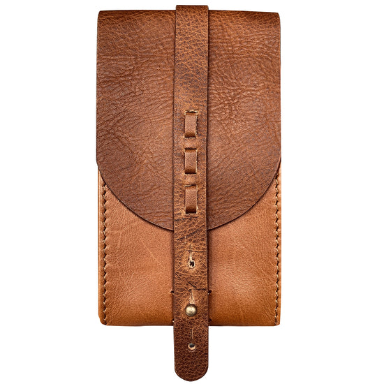 Hand-Crafted Leather Phone Pouch - Hand-Crafted Leather Phone Pouch