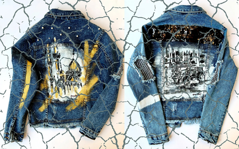 Cracks on custom printed denim jackets doesn't look appealing at all.