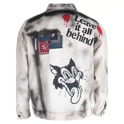 Custom painted denim jackets have new variety