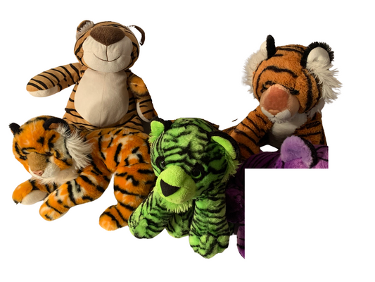 Weighted stuffed animal - tiger sensory toy with 2 1/2-3 lbs, autism s –  auntsandyssewing