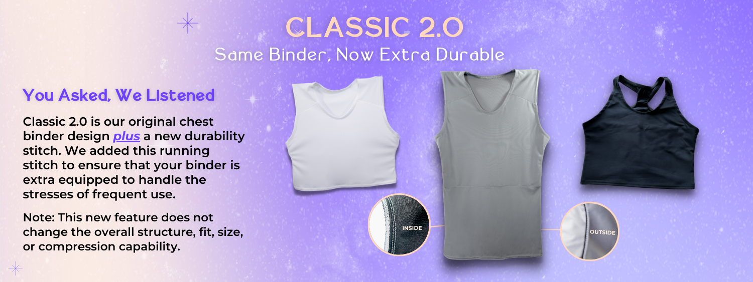 YOU ASKED, WE LISTENED! Introducing Classic 2.0 -- Our New, Extra Durable  Binder - gc2b