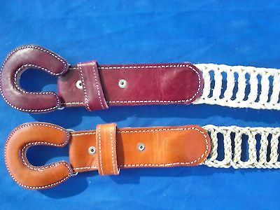 MEXICAN CHARRO SADDLE ROPE BELT WESTERN CINTO DE SOGA O REATA!!! Los