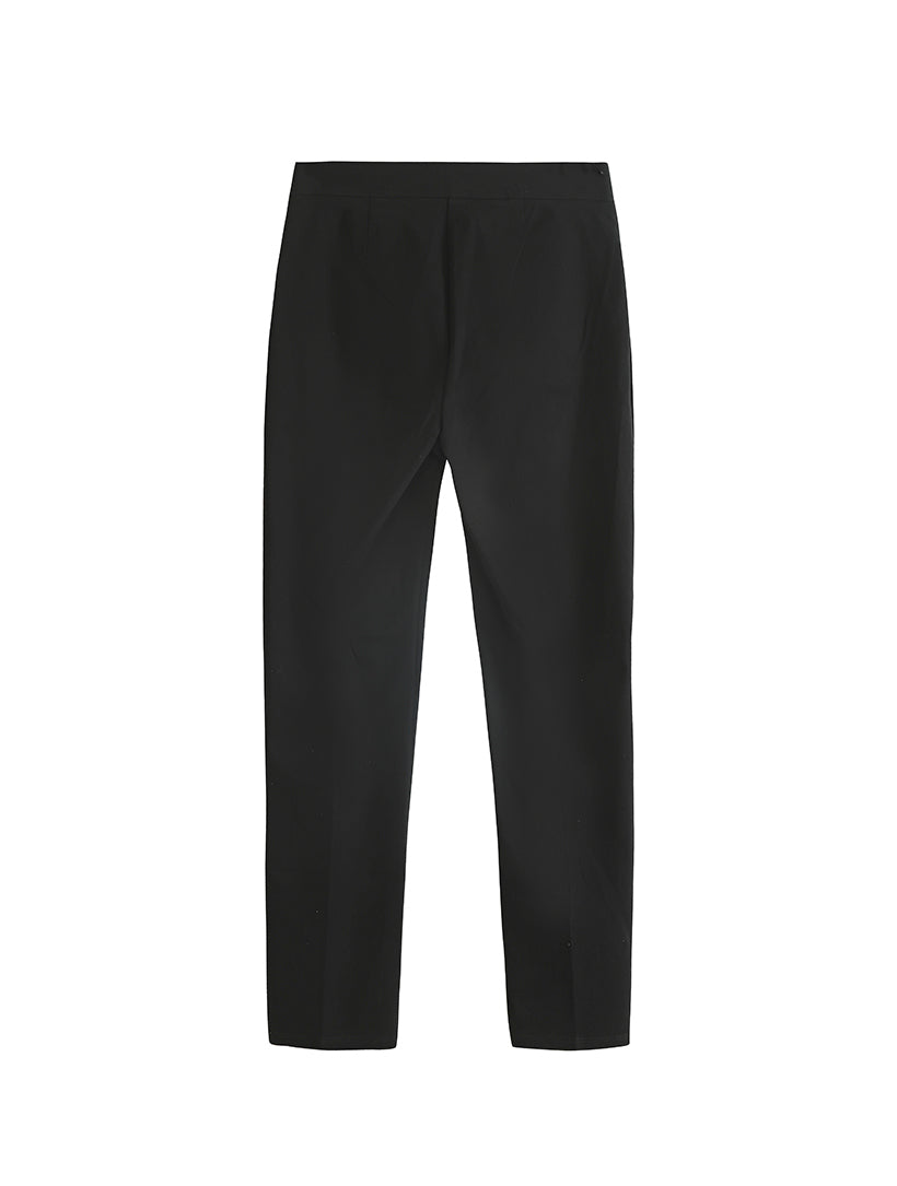 89th + Madison Mid-Rise Straight Leg Luxe Pull-On Pants