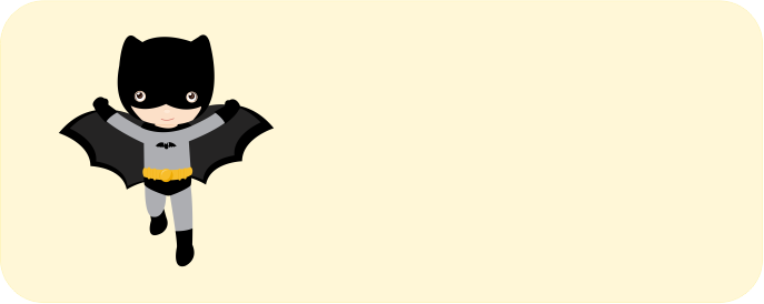 Batman Label – Bold Badger Design