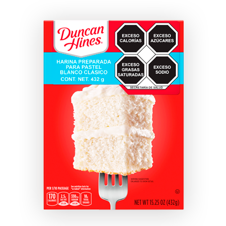 Harina Duncan Hines Pastel Blanco 468 g – La Concha