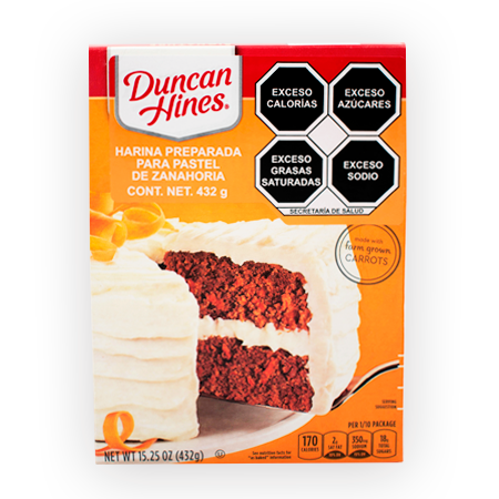 Harina Duncan Hines Zanahoria Cake 432 g – La Concha