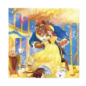 Beauty And The Beast Party Napkins, 10pcs - The Spotted Cottage - Beauty And The Beast Clock