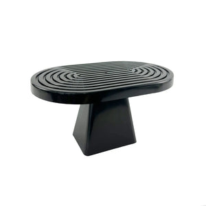 Black 10.5x 5.5in Cake Pedestal Stand - The Spotted Cottage