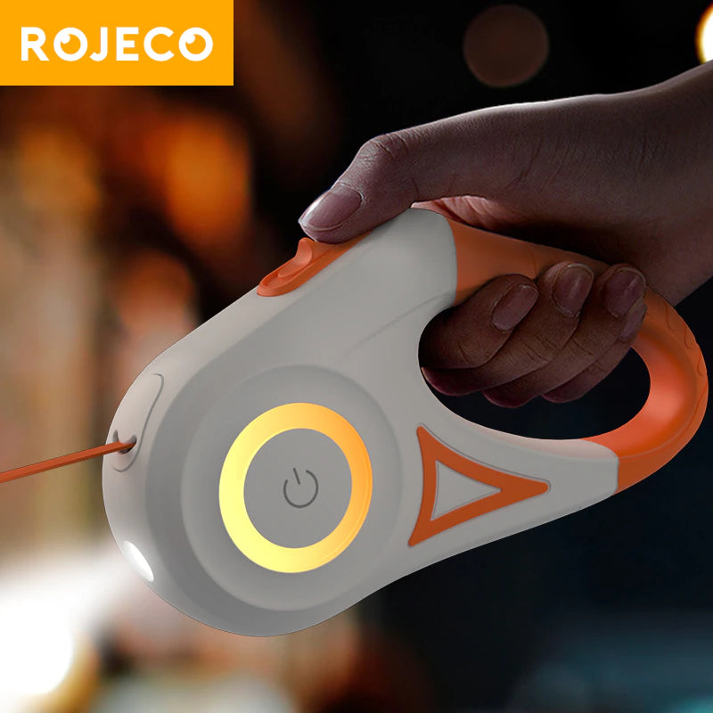 5M Automatic Retractable Dog Leash with LED Luminous Light