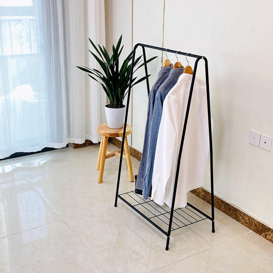 Dropship Adjustable Laundry Pole Clothes Drying Rack Coat Hanger DIY Floor  To Ceiling Tension Rod Storage Organizer For Indoor; Balcony to Sell Online  at a Lower Price