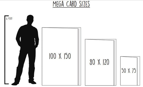 Giant card sizes