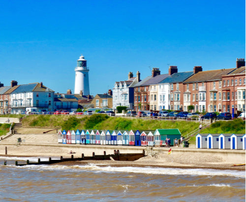 Southwold beach huts Suffolk