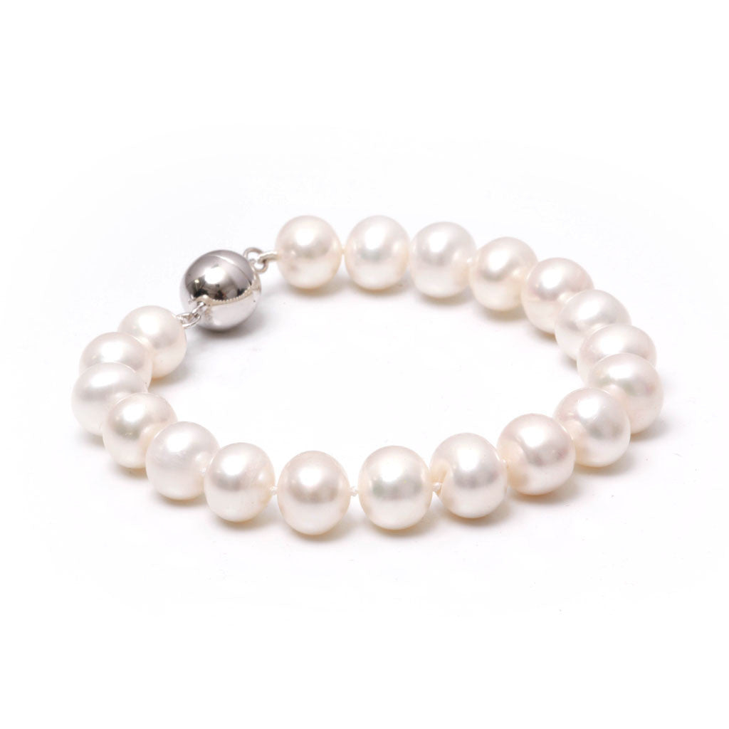 Oval Magnetic Pearl Clasp for Bracelet  Pearl  Clasp