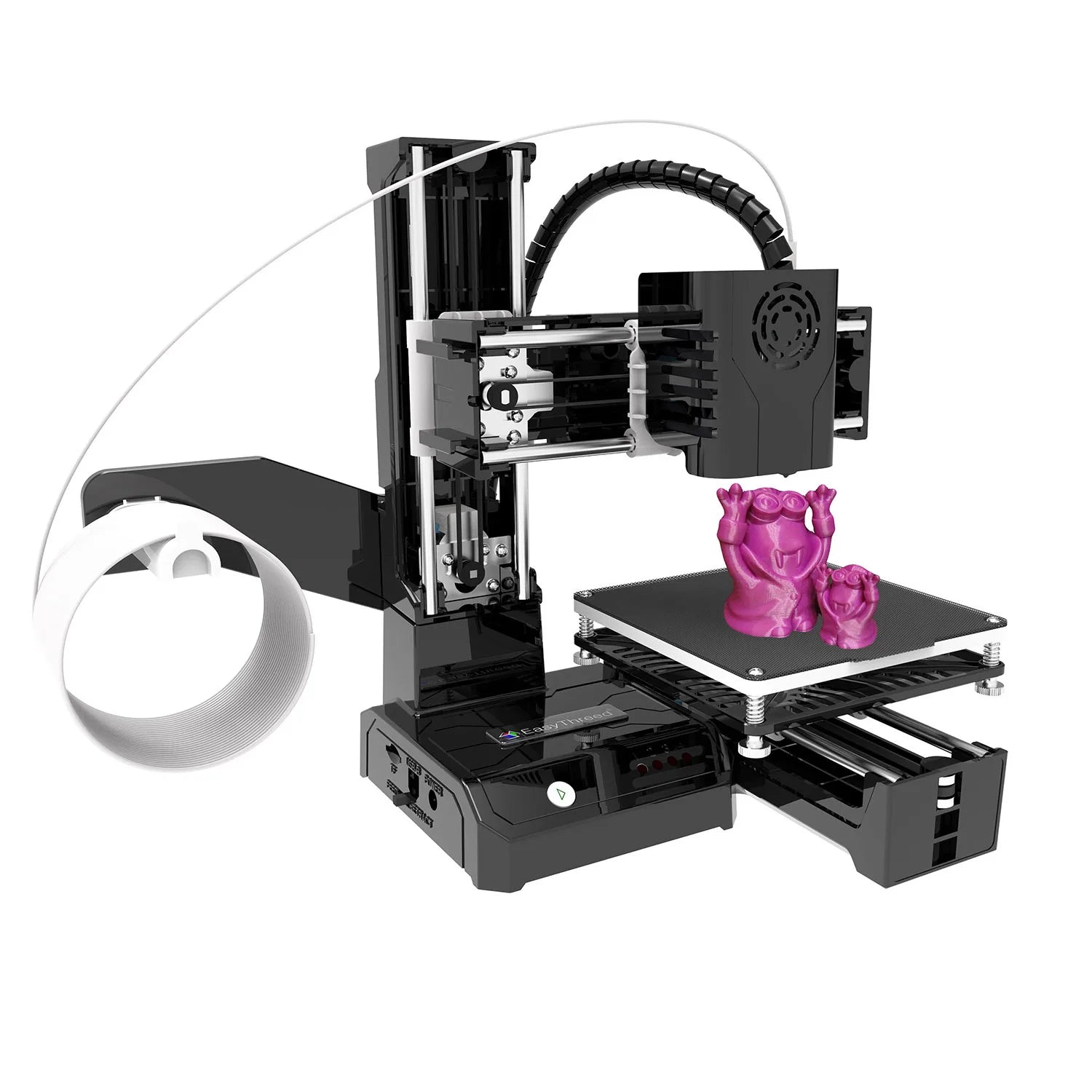 Small 3D Printer K9 Supper Mini Desktop 10*10*10cm No Heated Bed One-Key Printing with TF 3D Printer Machine Gift EasyThreed