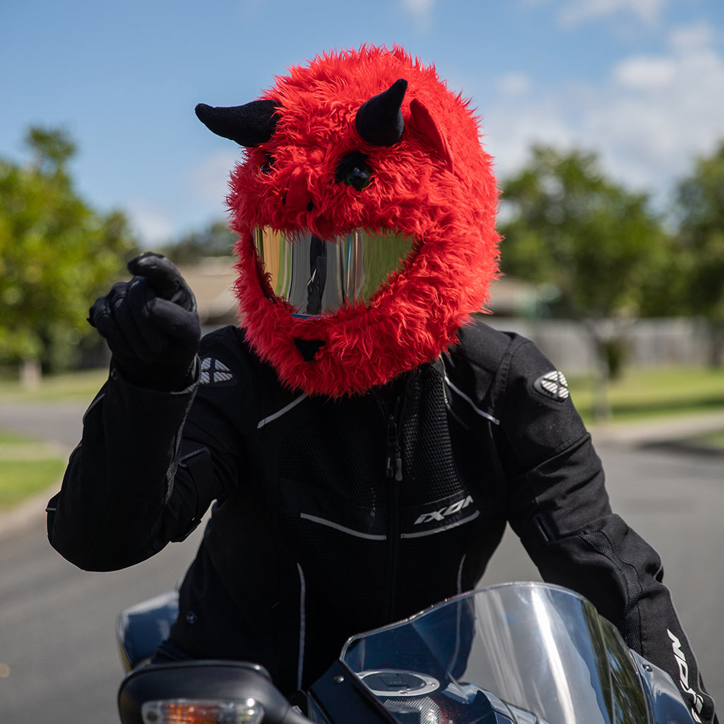 Motorcycle Helmet Cover - Devil - Moto Loot