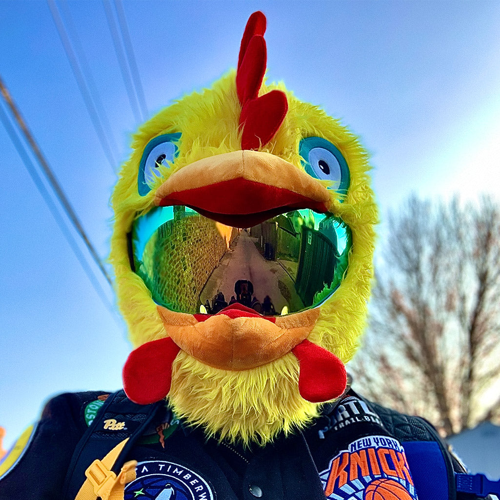 chicken motorcycle helmet cover