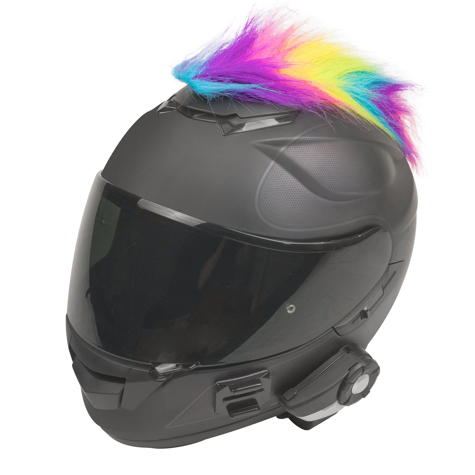 Motorcycle Helmet Mohawk - Rainbow - Moto Loot