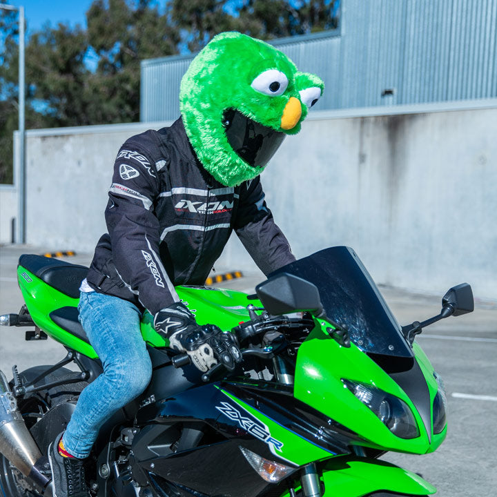 Motorcycle Helmet Cover - Green - Moto Loot