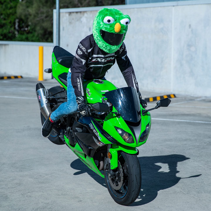 green dirt bike helmets