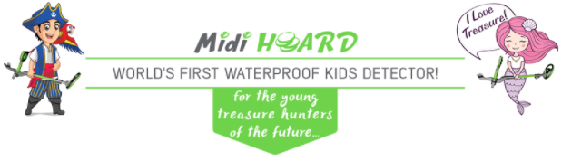 1. Midi Hoard Waterproof Kids Metal Detector