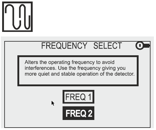 Detech Chaser Frequency Display