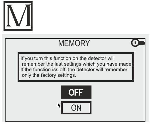 Detech Chaser Memory Display