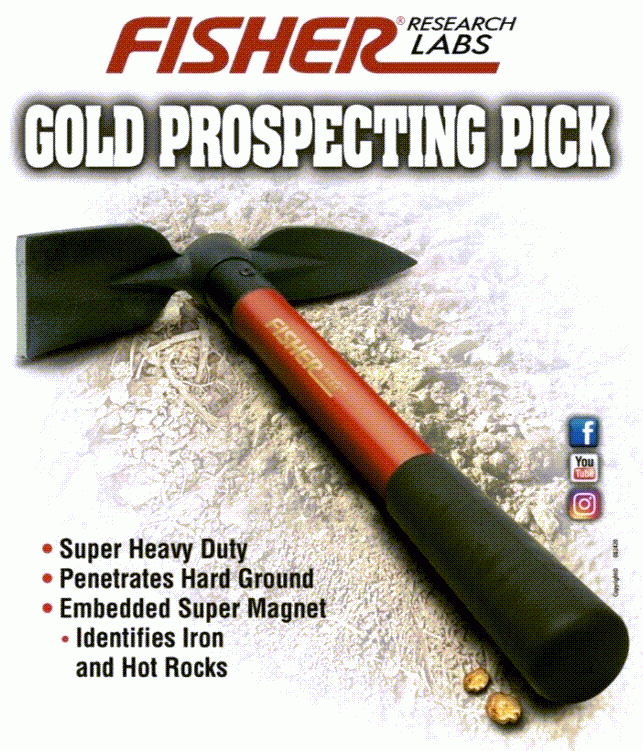 Fisher Gold prospecting pick