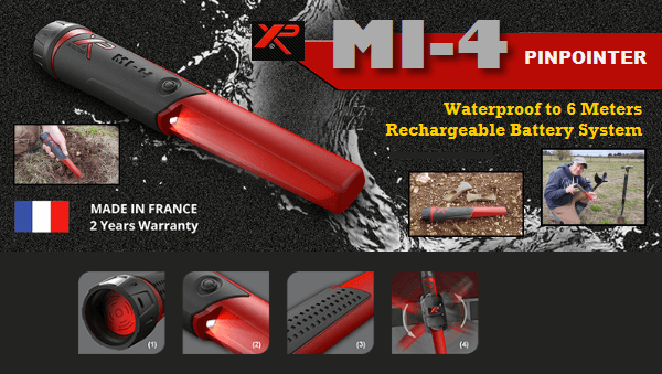 XP MI-4 Waterproof Pinpointer Header