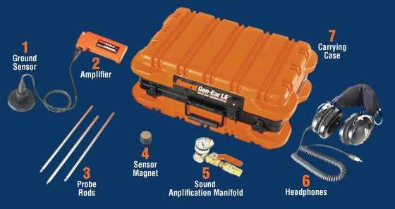 General Pipe Cleaners Gen-Ear LE Water Leak Location System