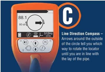 General Pipe Cleaners Gen-Eye Hot Spot Pipe Locator Guidance System D